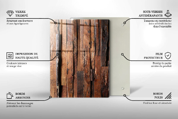 Kryt na sporák Dekoratívne drevené dosky
