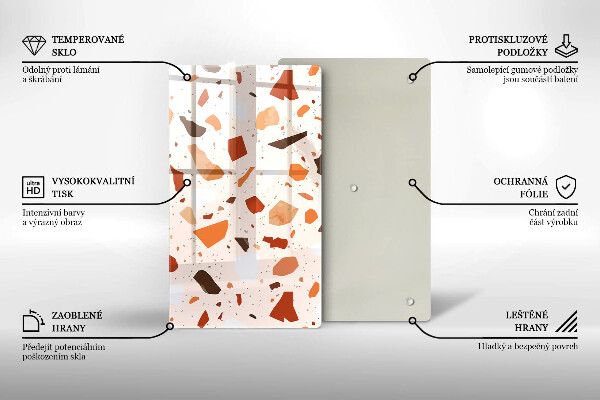 Kryt na indukčnú dosku Dekoratívna kamenina