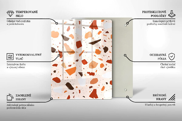 Kryt na indukčnú dosku Dekoratívna kamenina