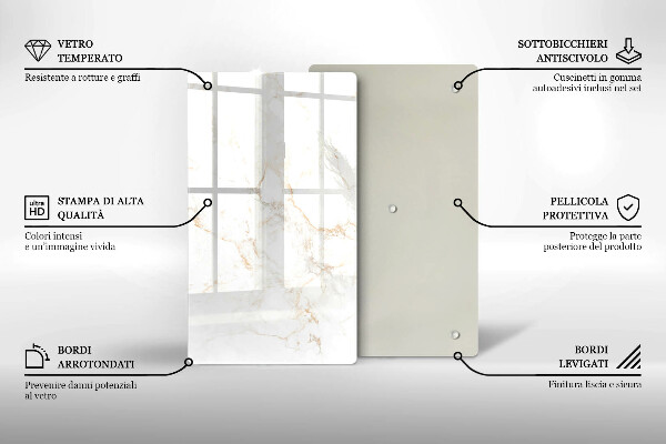 Kryt na sporák Elegantný mramorový kameň