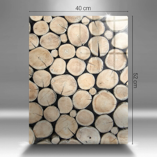 Kryt na sporák Drevené kmene stromov
