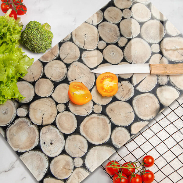 Kryt na sporák Drevené kmene stromov