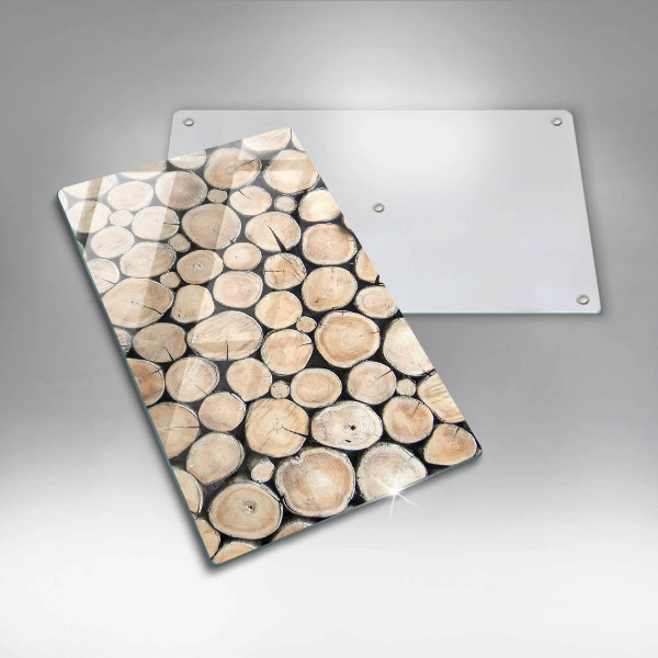 Kryt na sporák Drevené kmene stromov