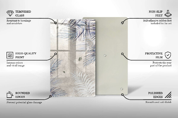 Kryt na indukčnú dosku Jemné listy