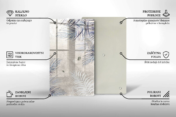 Kryt na indukčnú dosku Jemné listy