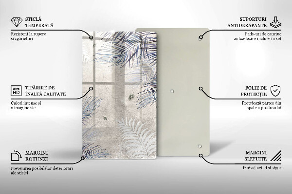 Kryt na indukčnú dosku Jemné listy