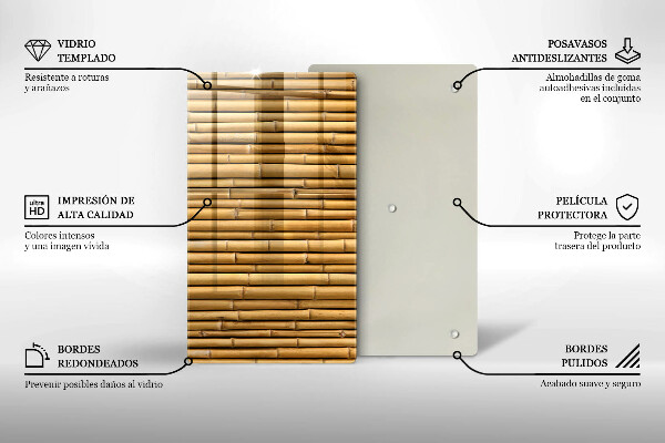 Kryt na sporák Prírodný boho bambus