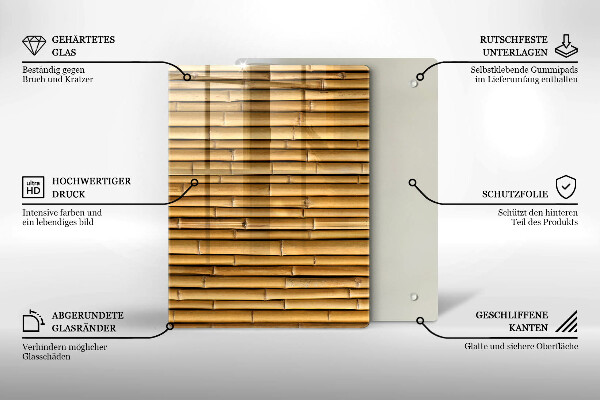 Kryt na sporák Prírodný boho bambus