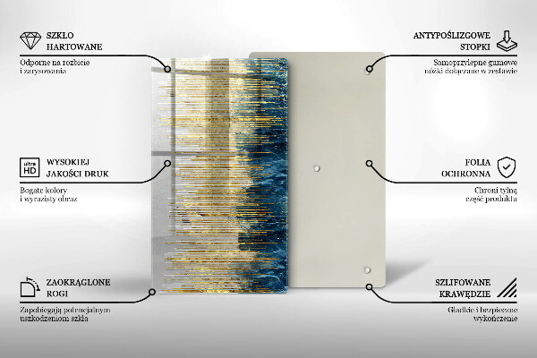 Kryt na indukčnú dosku Dizajnérska abstrakcia