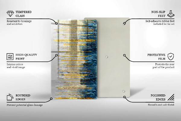 Kryt na indukčnú dosku Dizajnérska abstrakcia