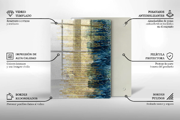 Kryt na indukčnú dosku Dizajnérska abstrakcia