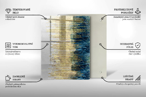 Kryt na indukčnú dosku Dizajnérska abstrakcia