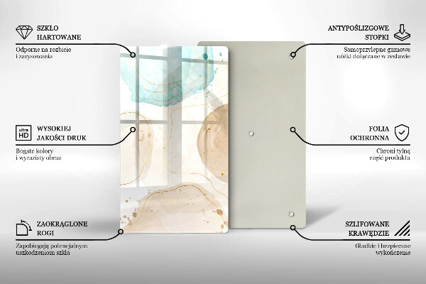 Kryt na sporák Boho škvrny a zlato