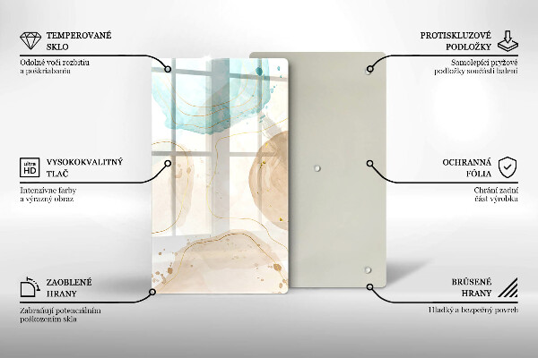 Kryt na sporák Boho škvrny a zlato