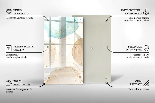 Kryt na sporák Boho škvrny a zlato