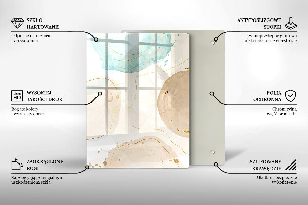 Kryt na sporák Boho škvrny a zlato