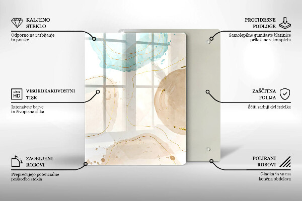 Kryt na sporák Boho škvrny a zlato