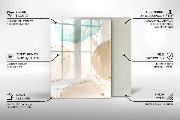 Kryt na sporák Boho škvrny a zlato