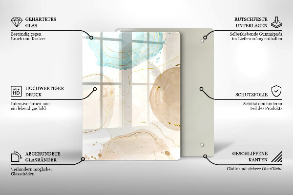 Kryt na sporák Boho škvrny a zlato