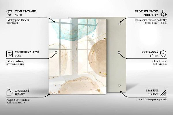 Kryt na sporák Boho škvrny a zlato