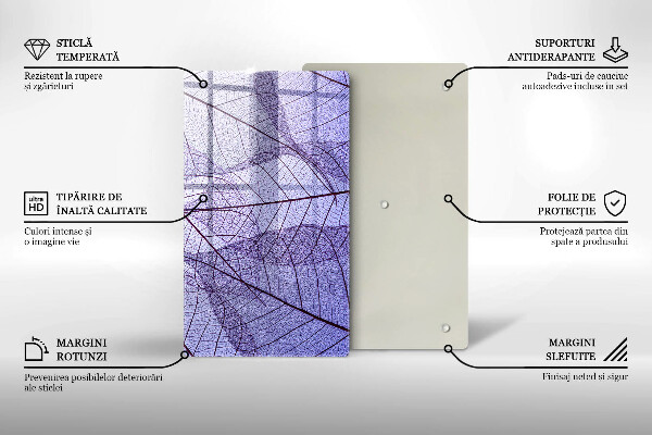 Kryt na sporák Listy so žilami