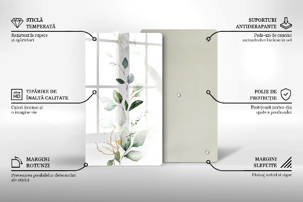 Kryt na sporák Akvarelové listy