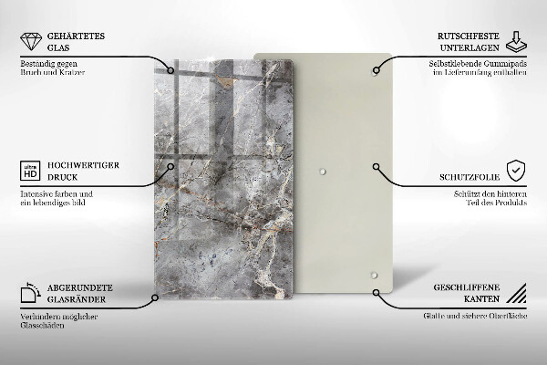 Kryt na sporák Textúra kameňa