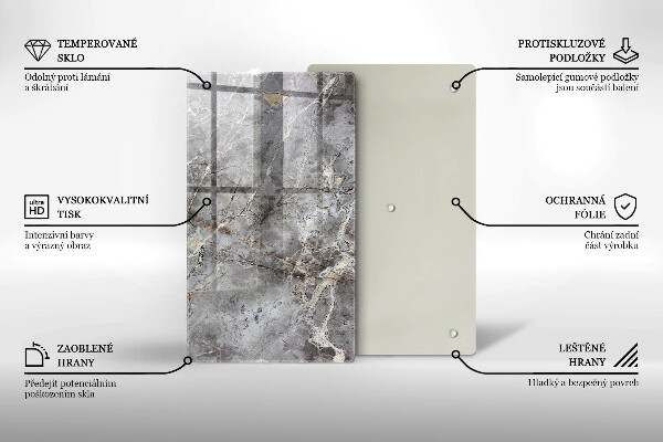 Kryt na sporák Textúra kameňa