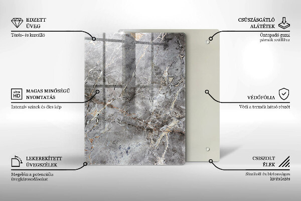 Kryt na sporák Textúra kameňa