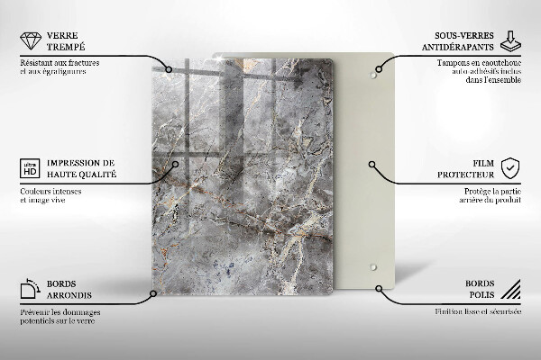 Kryt na sporák Textúra kameňa