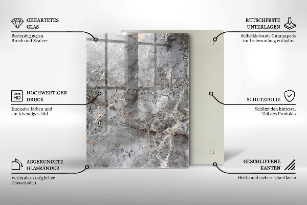 Kryt na sporák Textúra kameňa