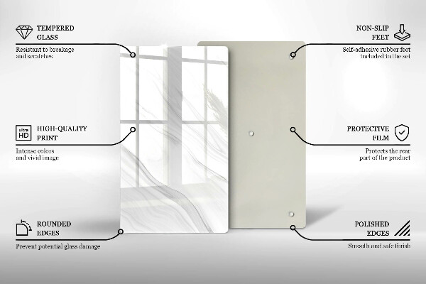 Kryt na sporák Jemný mramor