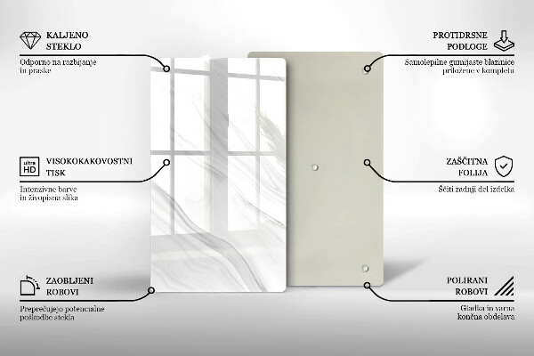 Kryt na sporák Jemný mramor