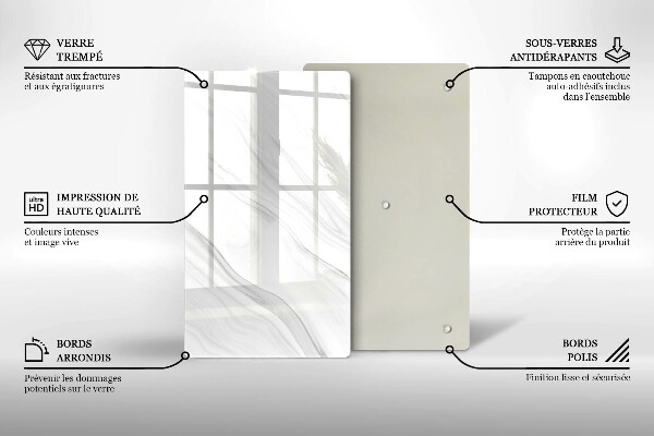 Kryt na sporák Jemný mramor