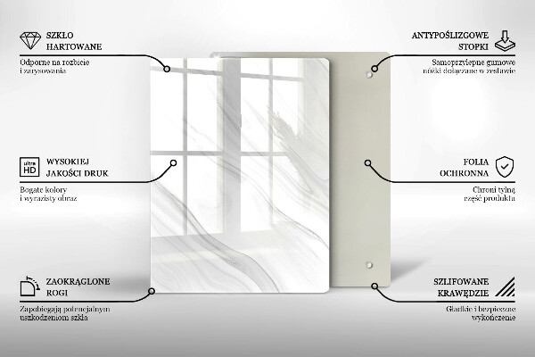 Kryt na sporák Jemný mramor