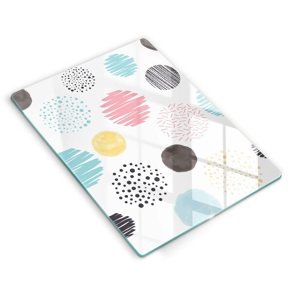 Kryt na sporák Maľované tvary