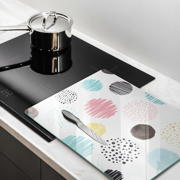 Kryt na sporák Maľované tvary