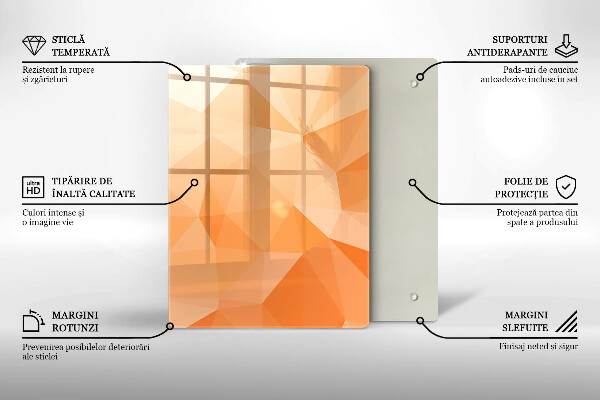 Kryt na sporák Geometrické pozadie