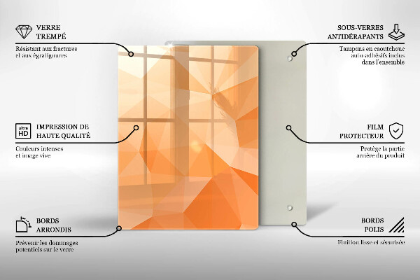 Kryt na sporák Geometrické pozadie