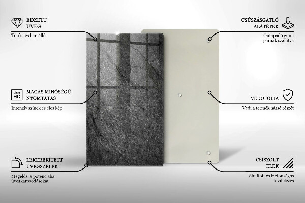 Kryt na sporák Textúra kameňa