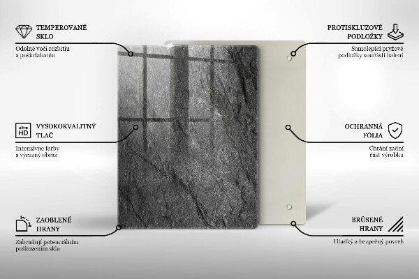 Kryt na sporák Textúra kameňa