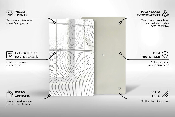 Kryt na sporák Vzor moderných línií