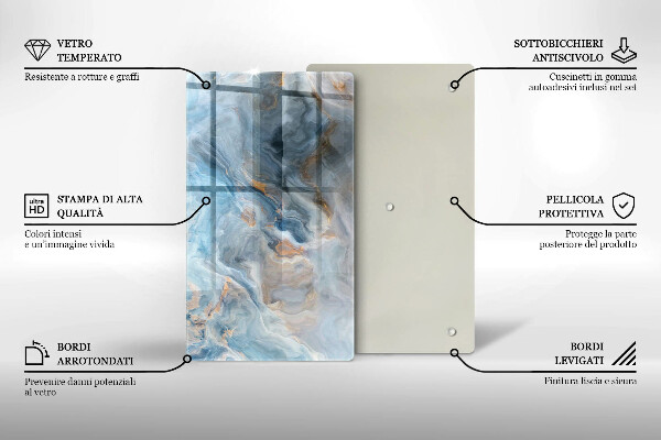 Kryt na sporák Textúra mramoru