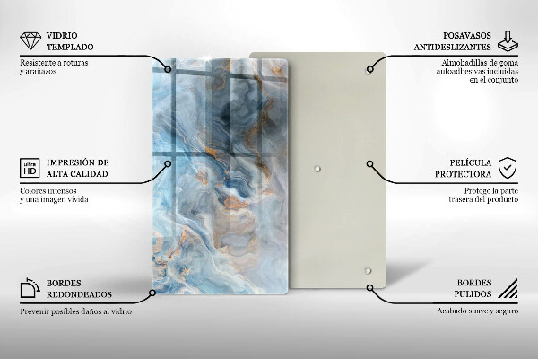 Kryt na sporák Textúra mramoru