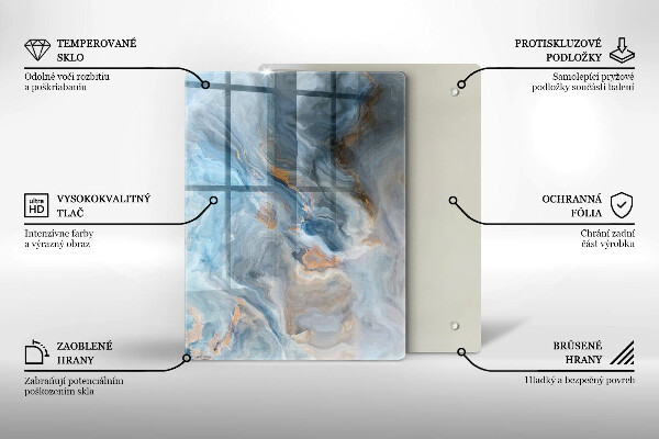 Kryt na sporák Textúra mramoru