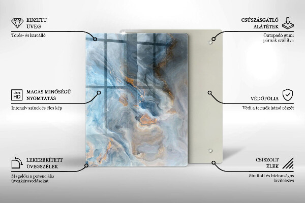 Kryt na sporák Textúra mramoru