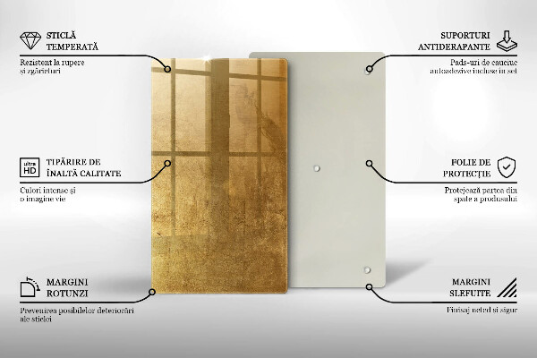 Kryt na sporák Zlatá textúra pozadia