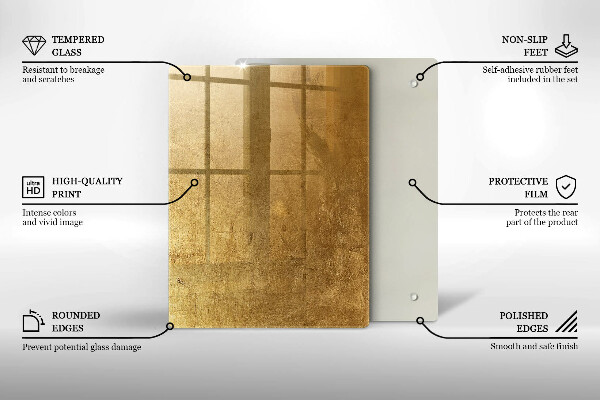 Kryt na sporák Zlatá textúra pozadia