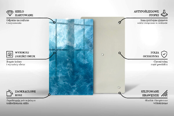 Kryt na sporák Modrá voda