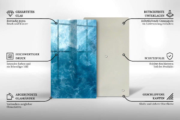 Kryt na sporák Modrá voda